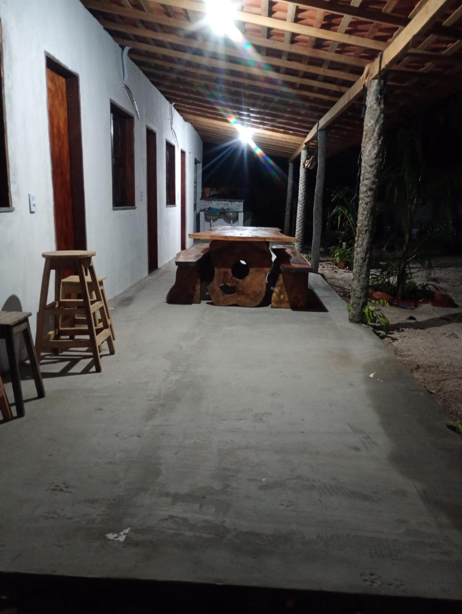 Hostel E Camping Na Rua Das Flores Santo Amaro do Maranhao Dış mekan fotoğraf