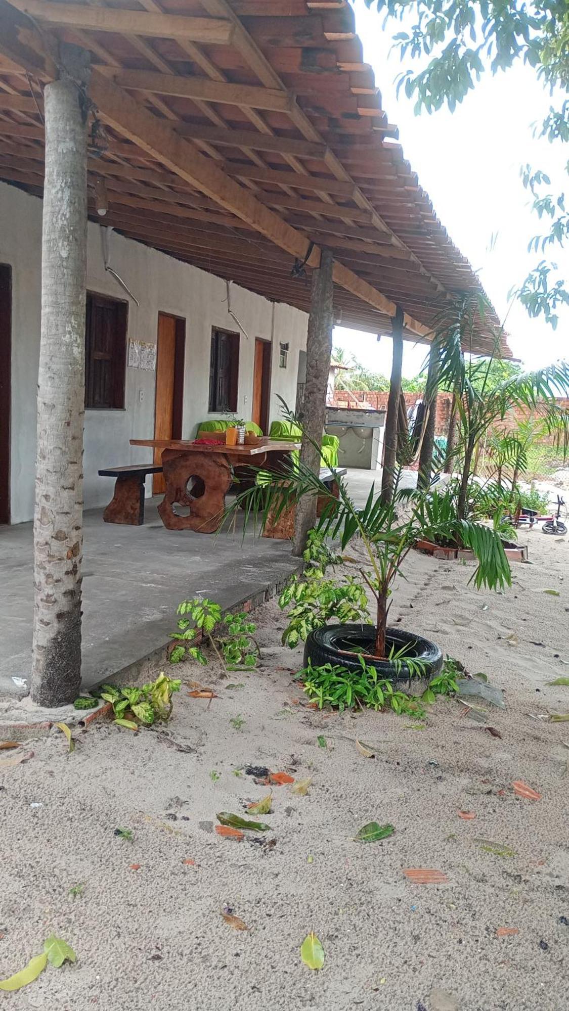 Hostel E Camping Na Rua Das Flores Santo Amaro do Maranhao Dış mekan fotoğraf